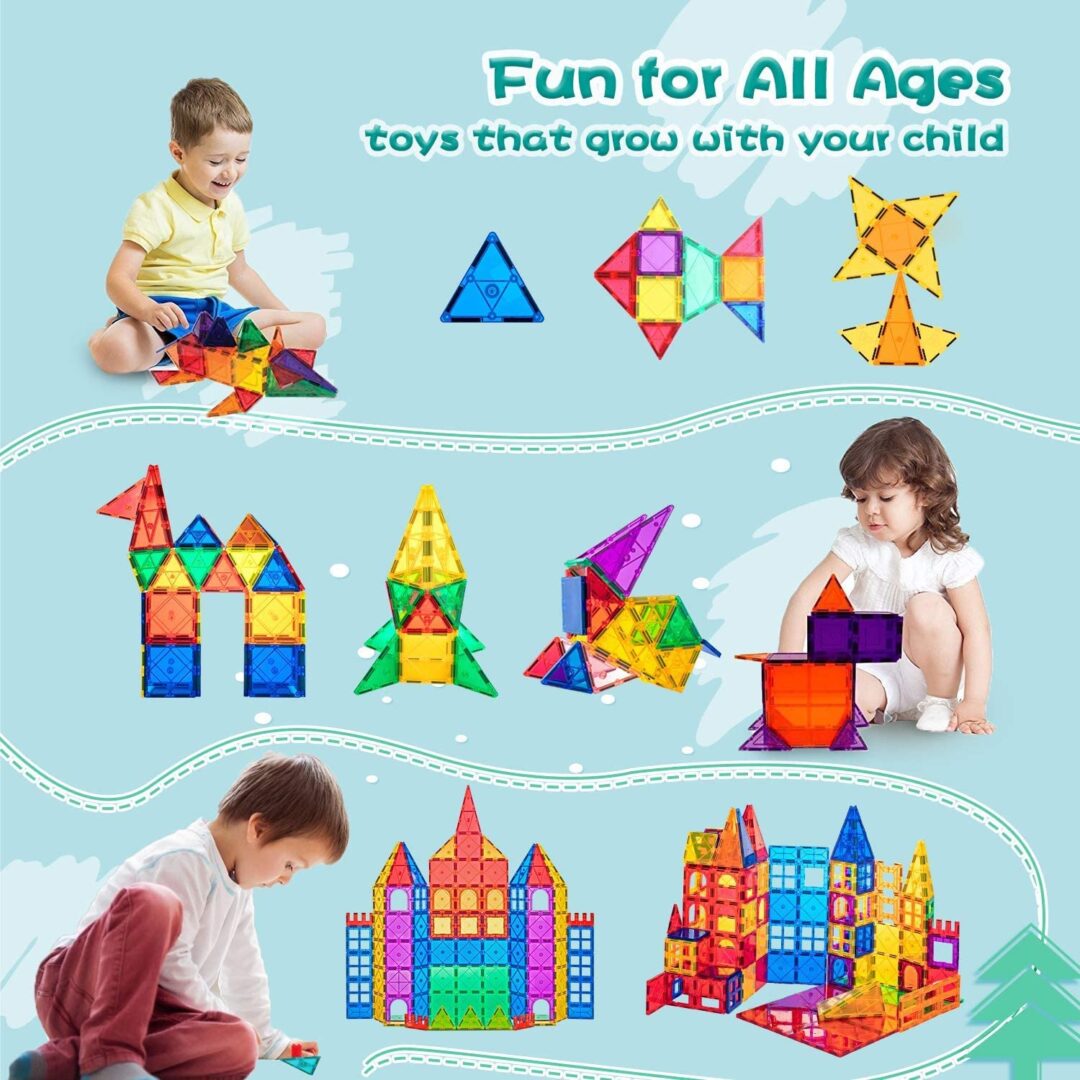 Magnet Toys for 3 Year Old Boys and Girls Magnetic Blocks Building