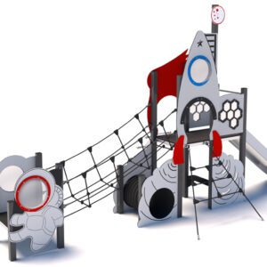 Spacecraft with an Astronaut