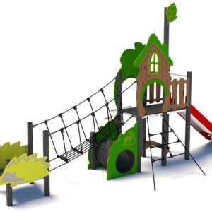 Treehouse with a bridge