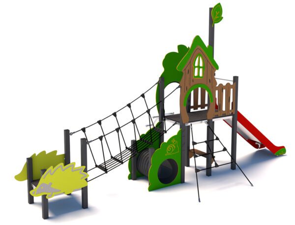 Treehouse with a bridge