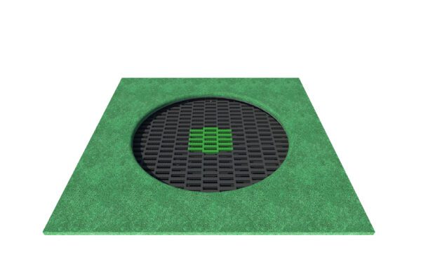 Square Crater Playground Trampoline - Image 2