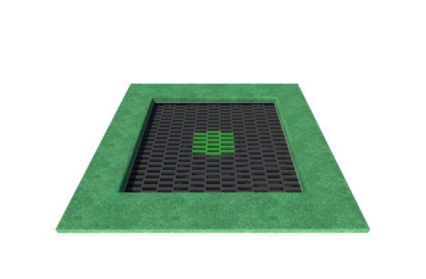 Small Square Playground Trampoline - Image 2