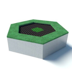 Hexagonal Playground Trampoline
