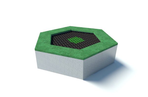 Hexagonal Playground Trampoline