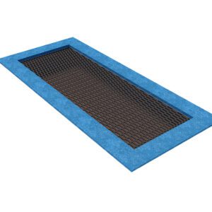 Medium Rectangle Playground Trampoline 100x300 cm