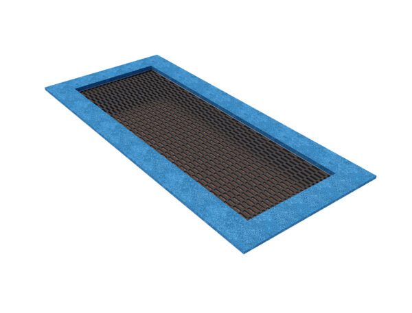 Medium Rectangle Playground Trampoline 100x300 cm