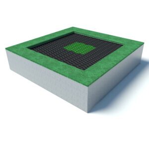 Medium Square Playground Trampoline