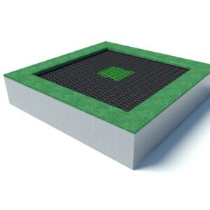 Large Square Playground Trampoline