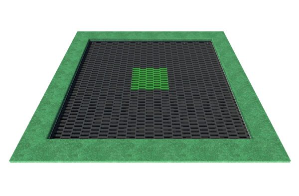 Huge Square Playground Trampoline - Image 2