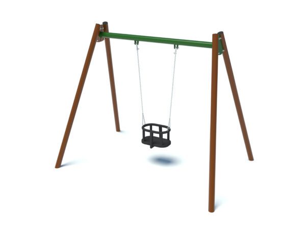 Single playground swing with cradle seat 2001 - Image 2
