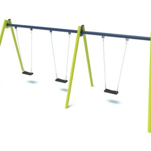 Triple playground swing with flat seats 2003
