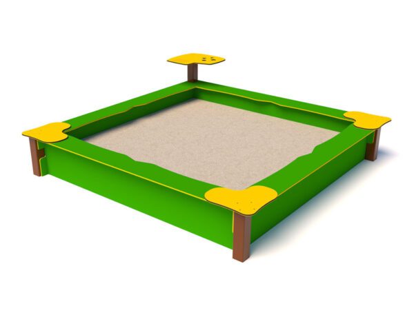 Medium Square Sandpit With Table P3205 - Image 2