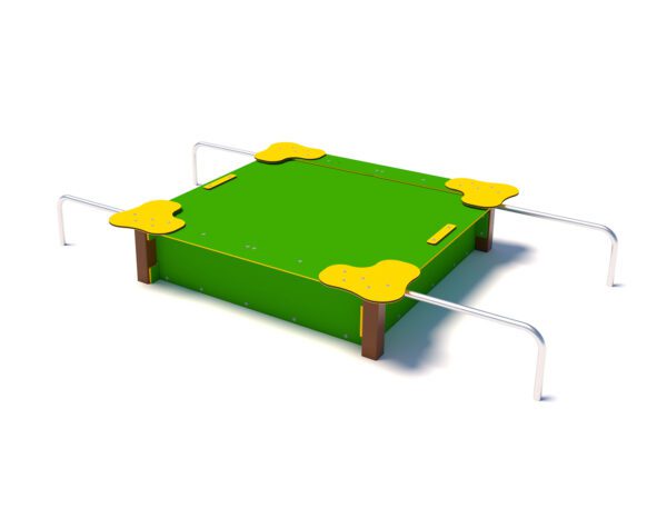 Small Square Sandpit With Cover P3210 - Image 4