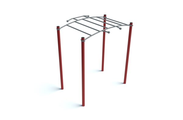 Arched Horizontal Ladder Barbell + Hammer