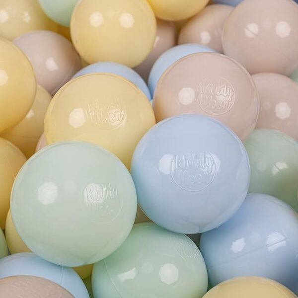 Soft Play Balls pastel beige/pastel blue/pastel yellow/mint