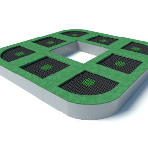 Big Flea Trampoline Set