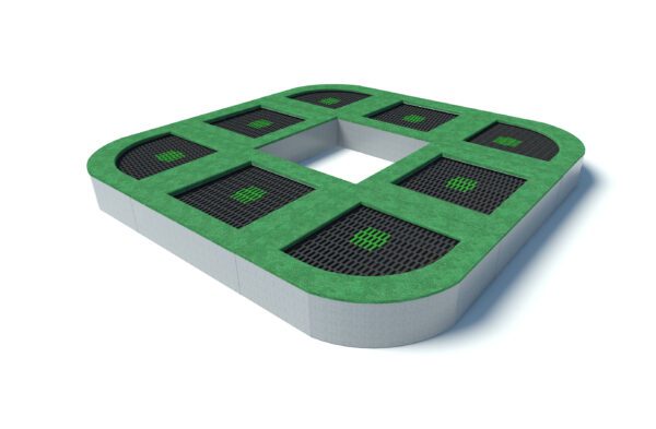 Big Flea Trampoline Set