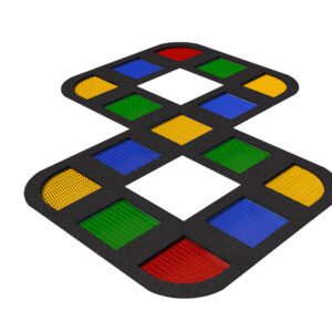Colourful Trampoline Set 3