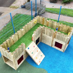 Adventure Sensory Tunnel with Fort 4m x 3m