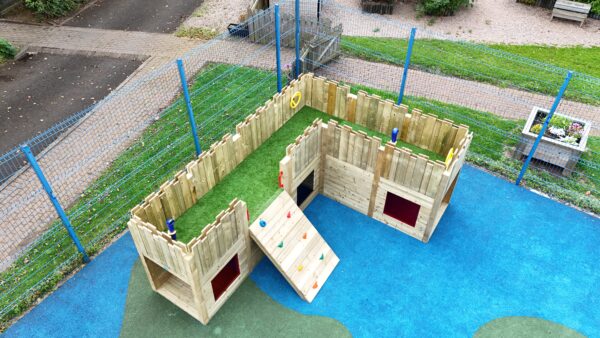 Adventure Sensory Tunnel with Fort 4m x 3m